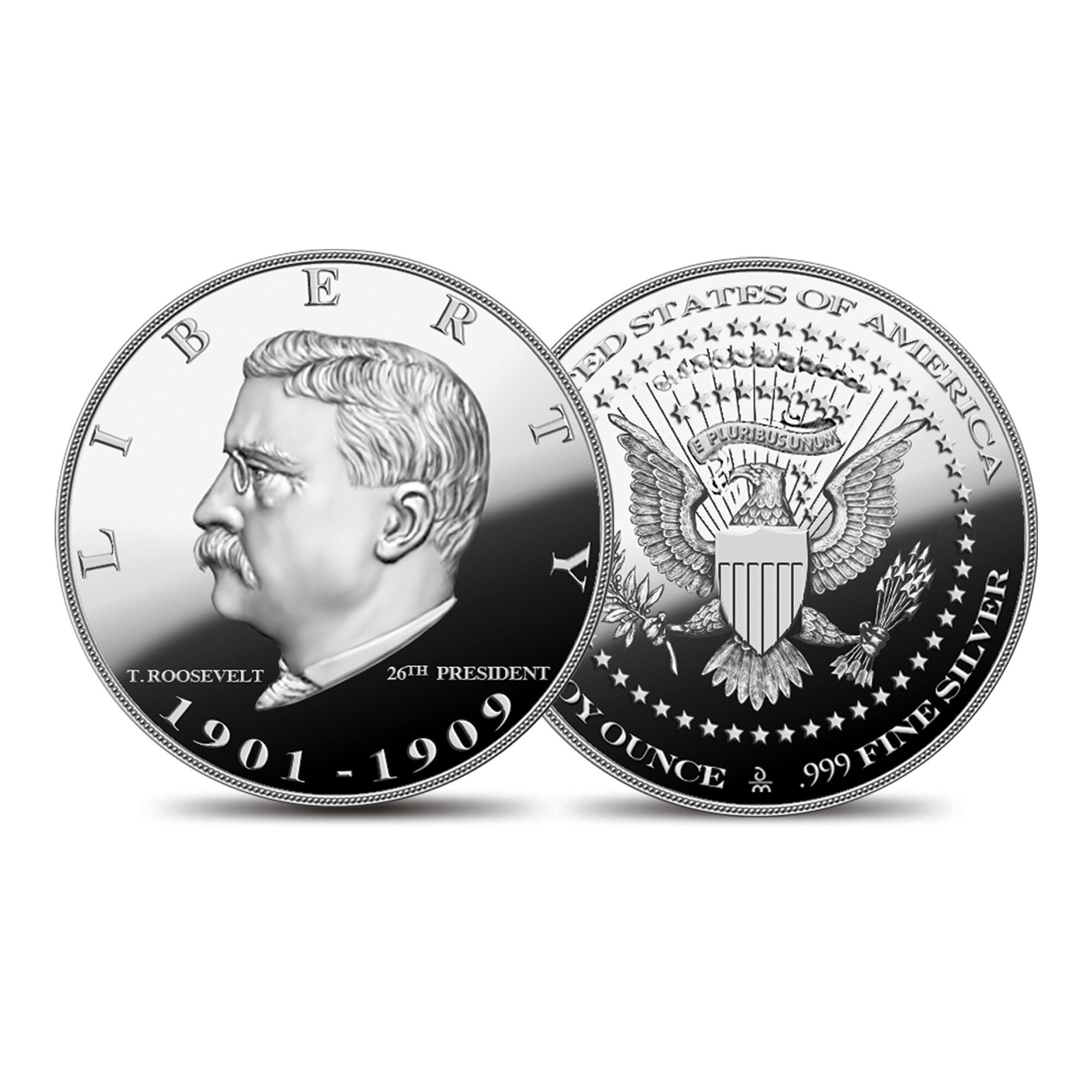 US Presidential Silver Commemoratives 9154 0088 d Rooseveltcommemorative