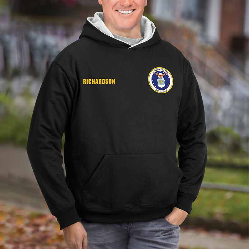The Personalized Reversible U.S. Air Force Hoodie