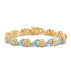 A Dozen Roses Birthstone  Diamond Bracelet 6684 001 8 12