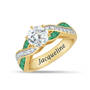 Birthstone Swirl Deluxe Comfort Ring, Birthstone Swirl Deluxe Comfort Ring 12031 0016 e may