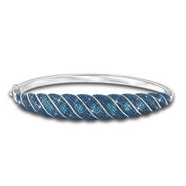 Waves of Wonder Blue Diamond Bangle 4926 001 1 1