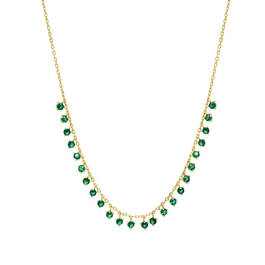 Pearl Simulated Emerald Jewelry Set 11142 1376 d necklace