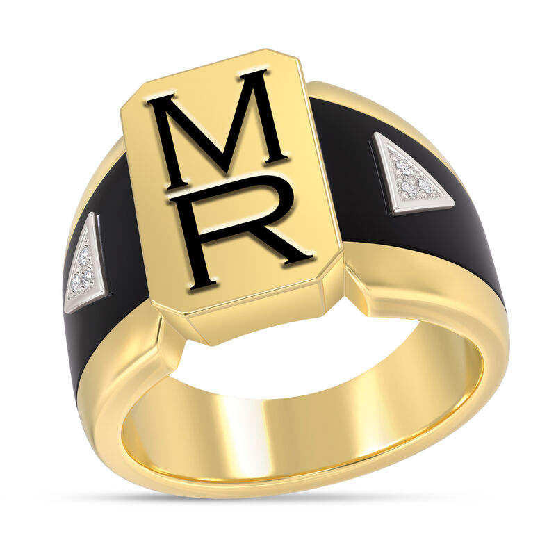 Gold Label Mens Diamond Ring 10237 0012 a main
