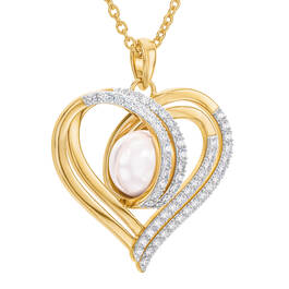 Bound by Love Pearl Diamond Necklace 10781 0012 b side