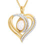 Bound by Love Pearl & Diamond Necklace, Bound by Love Pearl Diamond Necklace 10781 0012 b side