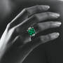 Personalized Green Goddess Ring 11262 0018 m model
