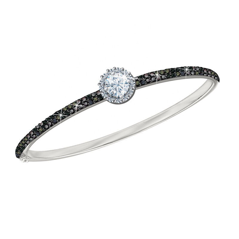 Black White Diamond Bracelet