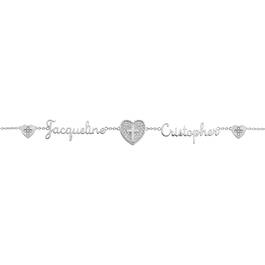 Our Love and Faith Diamond Necklace 10009 0018 b straight
