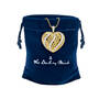 Love's Embrace Diamond Necklace, Loves Embrace Diamond Necklace 10382 0015 g gift pouch