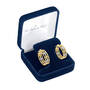 Diamond Crosses Hoop Earrings, Diamond Crosses Hoop Earrings 10375 0014 g display box
