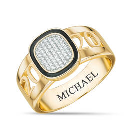 Personalized Milestone Diamond Ring 12052 0010 a main
