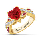 Our Love Is True Ruby Red Heart Ring 10041 0018 a main