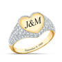 The Diamond Anniversary Signet Ring 10185 0030 a main