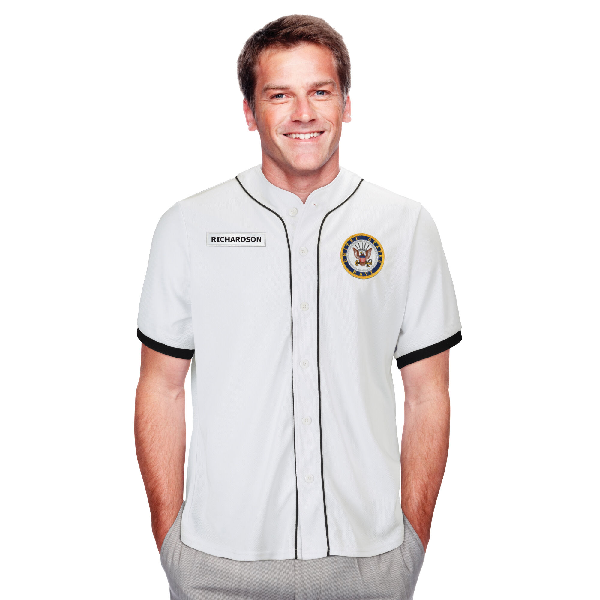 The Personalized US Navy Baseball Jersey 10650 0028 m model