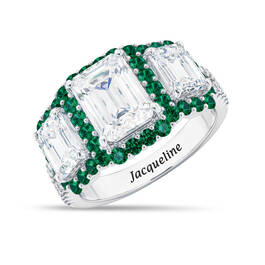 Personalized Six Carat Birthstone Ring 11390 0013 e may