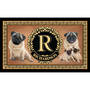 The Dog Accent Rug 6859 0033 a Pug Fawn