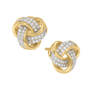 Together Forever Love Knot Pendant with Free Matching Earrings 10756 0039 c earring