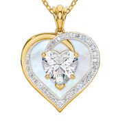 A Loving Embrace Daughter Diamond Pendant 11141 0015 b front