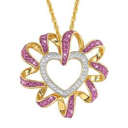Birthstone Beauty Diamond Heart Pendant 2627 001 7 10