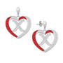 Diamond Initial Heart Earrings 10926 0026 x initial x