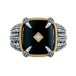 Bird of Prey Mens Diamond Ring 10053 0013 b headon