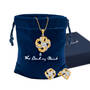 The Swirling Heart Pendant with FREE Matching Earrings 10891 0019 g gift pouch