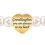 Granddaughter Always in My Heart Pearl Bracelet 2532 001 1 2