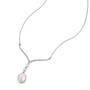 A Drop of Opulence Pearl Necklace, A Drop of Opulence Pearl Necklace 11635 0018 b angle