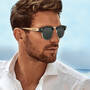 Personalized Clubmaster Sunglasses 11667 0019 m model