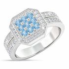 Flair  Square Personalized Birthstone  Diamond Ring 2306 001 5 12