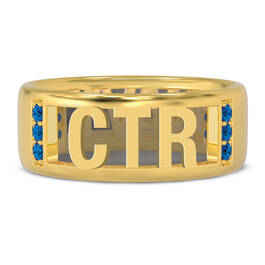 Military Initial Ring 10234 0023 b initial