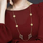 Dazzling Faith Long Cross Necklace, Dazzling Faith Long Cross Necklace 10178 0013 m model
