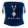 Legend of the Sand Dollar Diamond and Pearl Necklace 6790 0019 g gift pouch