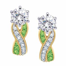 Birthstone Swirl Earrings 5361 014 3 8