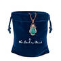 Love Hope Joy Turquoise Copper Necklace 11198 0017 g gift pouch