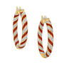 Birthstone Inside-Out Hoops, Birthstone Inside Out Hoops 11072 0018 g july