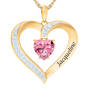 The Birthstone Heart Pendant 6015 0026 j october