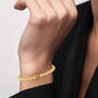 Personalized 14kt Gold-Filled Bead Bracelet, Personalized 14kt Gold Filled Bead Bracelet 12067 0013 m model
