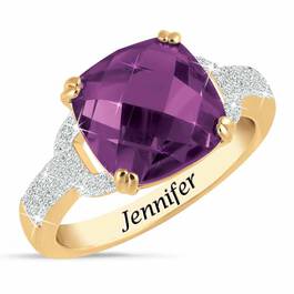 Birthstone  Diamond Ring 1159 001 5 2