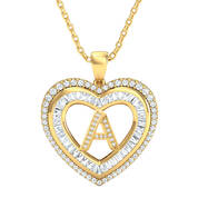 Initial Heart Pendant 10383 0014 a main