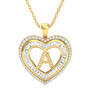 Initial Heart Pendant 10383 0014 a main