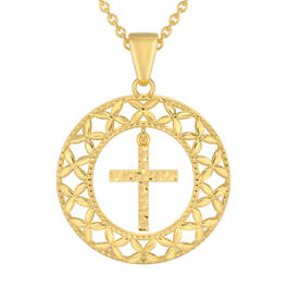 Shining Light Cross Pendant Earring Set 10227 0014 c pendant