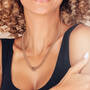 Ancient Echoes Copper Statement Necklace 11018 0015 m model