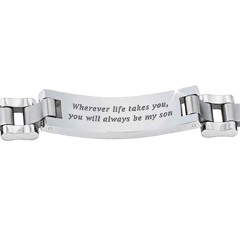 For My Son Personalized Compass Bracelet 2020 001 0 2