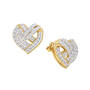 The Golden Kiss Heart Pendant with FREE Matching Earrings 10684 0010 b earring