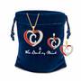Personalized Diamond Initial Heart Set 2300 005 2 4