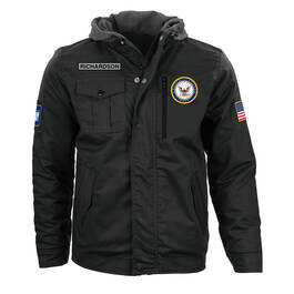 The US Navy Hooded Trucker Jacket 11539 0023 a main