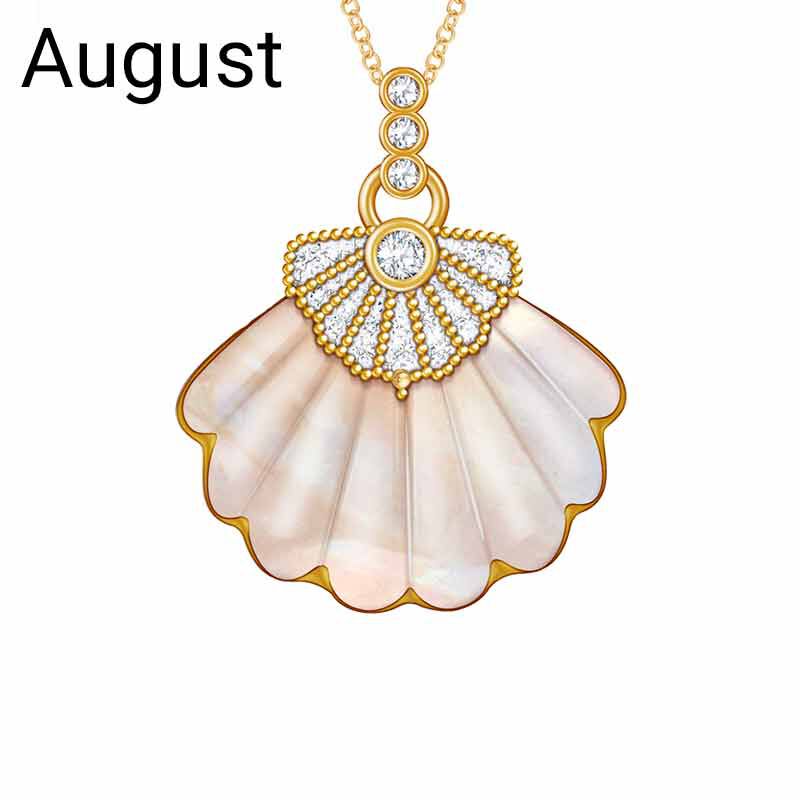 Mother of Pearl Monthly Pendants 6117 002 3 8