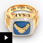 Personalized U.S. Air Force Ring,,video-thumb