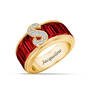 Personalized Birthstone Diamond Initial Ring 11033 0016 g july